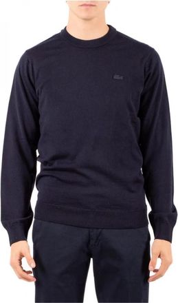 Lacoste Maglia - Heren - Ronde hals truien - Blauw - L - Truien & Vesten