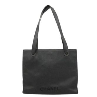 Chanel Pre-owned Tote Bags, female, Black, Size: ONE SIZE Pre-owned Vintage Shoulder Bag