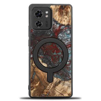 OEM Funda Bewood Unique Para Motorola Edge 40 - Planetas - Plut&oacute;n Con Magsafe