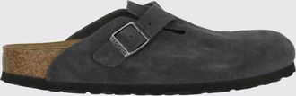 Birkenstock Mules Boston in camoscio