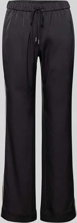 Calvin Klein Straight Leg Pyjama-Hose mit Eingrifftaschen in Black, Gr&ouml;&szlig;e 34