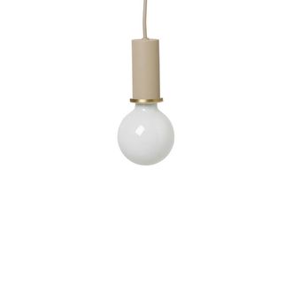 Ferm Living Socket Pendelleuchte Low, beige
