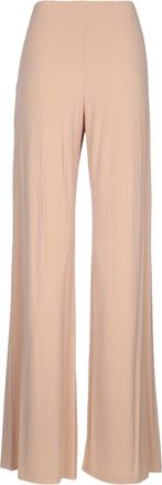 Alberta Ferretti Womens High-Waisted Trousers Beige