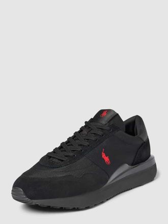 Polo Ralph Lauren Sneaker aus Leder-Mix in Black, Größe 40