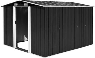 vidaXL Caseta De Jard&iacute;n Metal Antracita 257x298x178 Cm Vidaxl