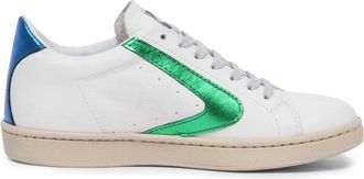 Valsport Witte/Groene Tournament Mix Schoenen - Dames - Sneakers - Wit - 37 EU - Schoenen