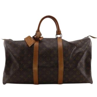 Louis Vuitton Pre-owned Weekend Bags, unisex, Brown, Size: ONE SIZE Pre-owned Weekend Bag