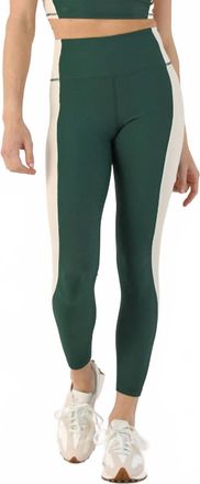 Glyder Fusion Legging In Forest / Oatmilk