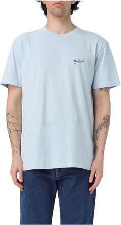 Woolrich Heren, Tops, Blauw, Maat: XL Katoen