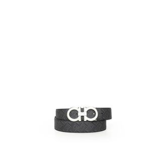 Ferragamo Heren, Accessoires, Zwart, Maat: 115 CM Leer