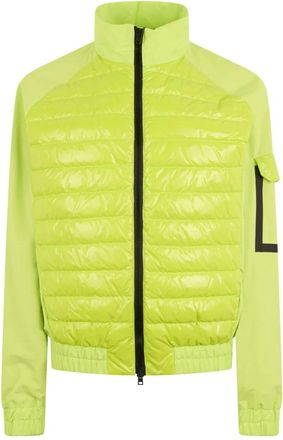 Herno Bomberjack in Glans & Gips - Heren - Trainingsjackets - Geel - 3XL - Fitness