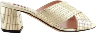 Bally Evoria Laminated Leather Sandals