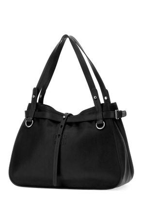 Miu Miu Womens Black Leather Shopping Bag Nero Borse A Mano