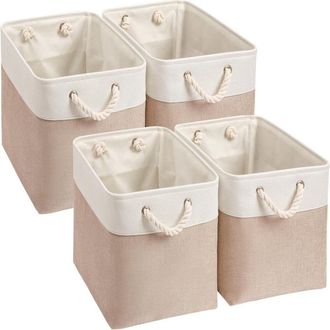 OEM Cestas De Almacenamiento - Tela Resistente - 33x33x33 Cm - Para Ropa Y Accesorios - Lote De 4