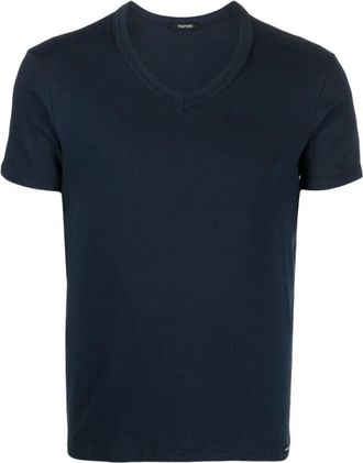 Tom Ford Hombre, Camisetas, Azul, Talla: 2XL