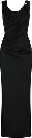 Versace Black Viscose Dress