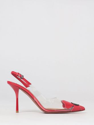 Alaia Bloom Floral Pattern PVC Slingback Pumps with a Stiletto Heel