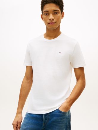 Tommy Jeans T-Shirt TOMMY JEANS TJM EXTRA SLIM 3 PACK, Herren, Gr. 4XL, schwarz, schwarz, ecru, Single Jersey, Obermaterial: 100% Baumwolle, slim fit normal, Rund