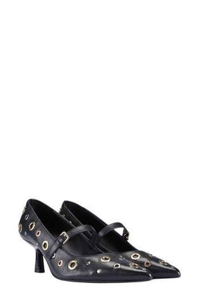 SaintG Cosima Pointed Toe Mary Jane Pump in Black at Nordstrom Rack, Size 6-6.5Us / 37Eu