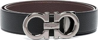 Ferragamo Cintura - Heren - Riemen - Zwart - 115 CM - Accessoires