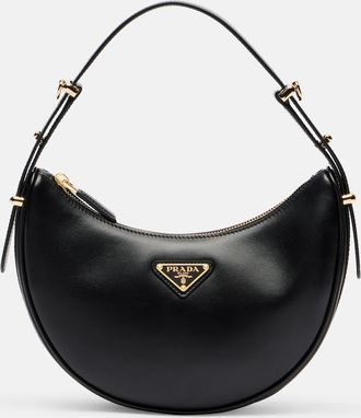 Prada Borsa a spalla Arqué Small in pelle