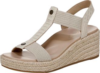 Vionic CaIera Cream Snake Leather/Fabric I8654L6101 Womens