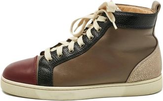 Christian Louboutin Sneakers alte Fun Louis Junior - Marrone