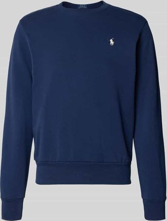 Polo Ralph Lauren Relaxed Fit Sweatshirt aus reiner Baumwolle in Marine, Gr&ouml;&szlig;e XXL