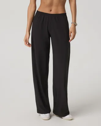 Vuori Clothing Villa Everyday Wideleg - Long | Black | XS, Size Extra Small