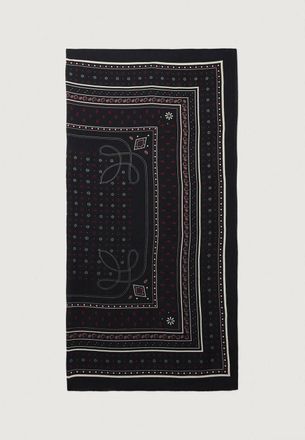 Ralph Lauren Geo Pirint Square Scarf In Holiday Geo