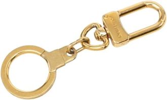 Louis Vuitton Pre-owned Metal Key Holder - Dames - Vintage Accessoires - Geel - ONE Size - Vintage