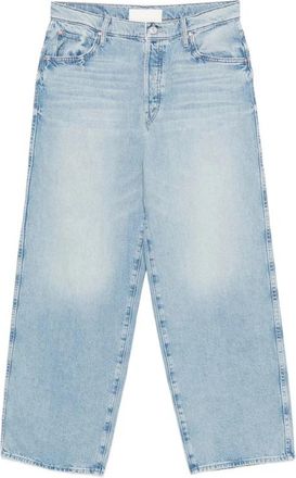 Mother The Delinquent Button Nerdy - Dames - Regular Fit Jeans - Blauw - W26 - Katoen - Jeans