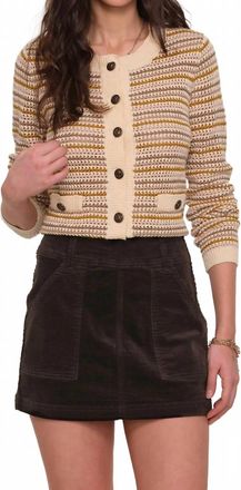 Heartloom Elaine Mini Skirt In Fir