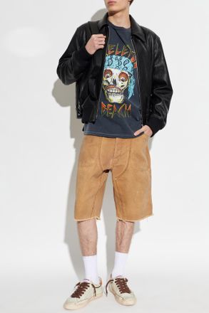 Gallery Dept. T-shirt With Print, Mens, Grey