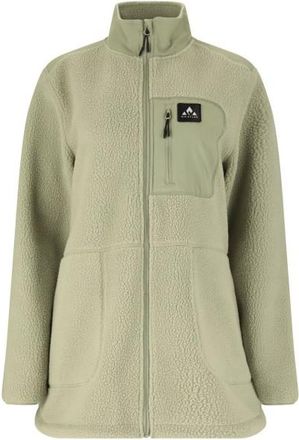Whistler Felis Long Teddy Jacket Fleecejacke f&uuml;r Damen | oliv/beige