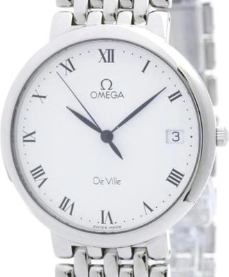 Omega Pre-owned De Ville 7520.23 Polshorloge - Heren - Vintage Horloges - Wit - ONE Size - Vintage