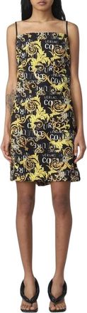 Versace Jeans Couture Dames, Jurken, Veelkleurig, Maat: XS Viscose