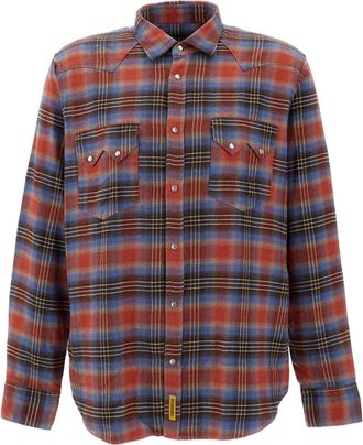 B.D. Baggies Multicolor Rodeo Check Cotton Flannel Shirt