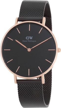 Daniel Wellington Petite Ashfield Quartz Black Dial Unisex Watch DW00100307