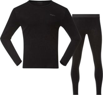 Bergans Allround Merino Baselayer Set Merinounterw&auml;sche f&uuml;r Herren | schwarz