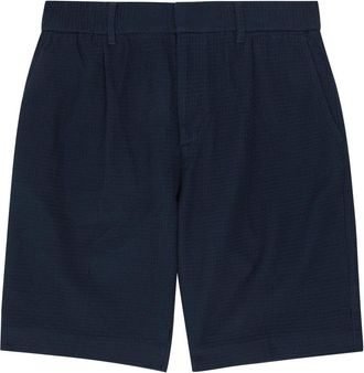 CH&Eacute; Studios Che Picket Textured Cotton Shorts - Navy - XL