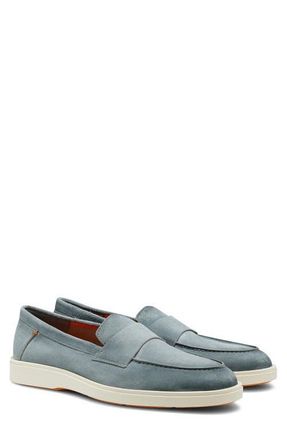 Santoni Revolve Loafer in Grey at Nordstrom, Size 11.5