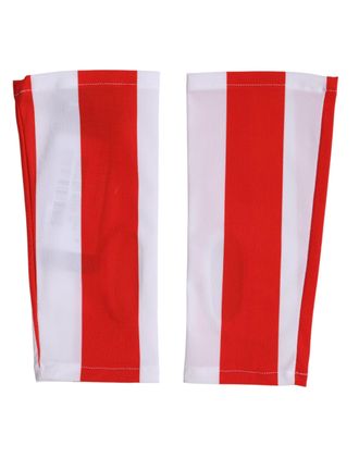 Dolce & Gabbana Nylon Fingerless Gloves - Red