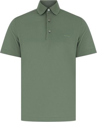 Ermenegildo Zegna Polo in piqu&eacute; - - Tops - Uomo - Verde - 2XL