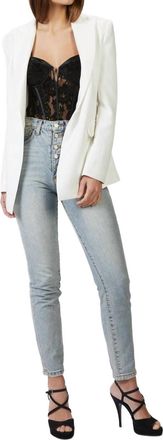 In The Mood For Love Kim Blazer Jacket In White