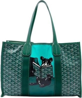 Goyard Pre-owned Vilette Tote - Dames - Vintage Shopper - Groen - ONE Size - Leer - Vintage