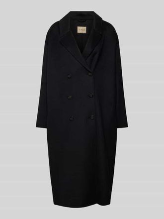 Smith & Soul Wollmantel mit Reverskragen in Black, Gr&ouml;&szlig;e S/M