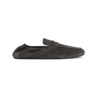 Prada Brown Solid Moro Loafers