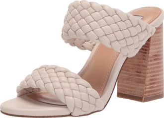 Steve Madden Tielo Heeled SandaI Bone TIEL01S1-253 Womens