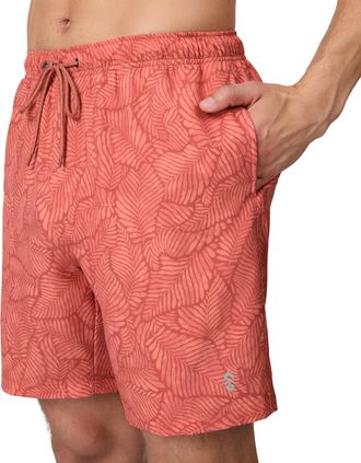 Free Country Mens Paradise Palm Swim Short